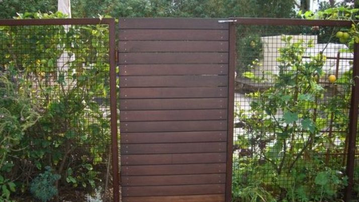 modern wire fence