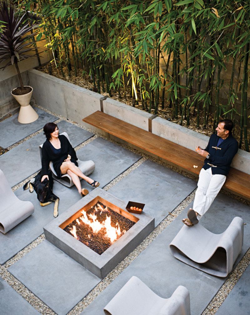Modern through and through, this simple patio design hides what was likely a pretty intensive renovation to create it. But then again, that's #WhyYouHireAnArchitect. Backyard inspiration via www.L-2-Design.com
